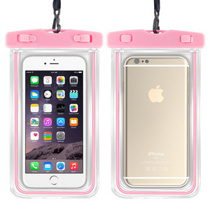 Summer PVC Mobile Phone Bag Swim Skiing Touchscreen Diving Waterproof Floating Mobile Pouches Phone Case