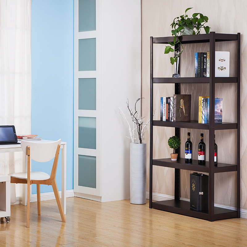 Simple Toy Storage Rack Book Kitchen Combination Solid Shelf Stand Shelf Metal Silver Shelving Unit