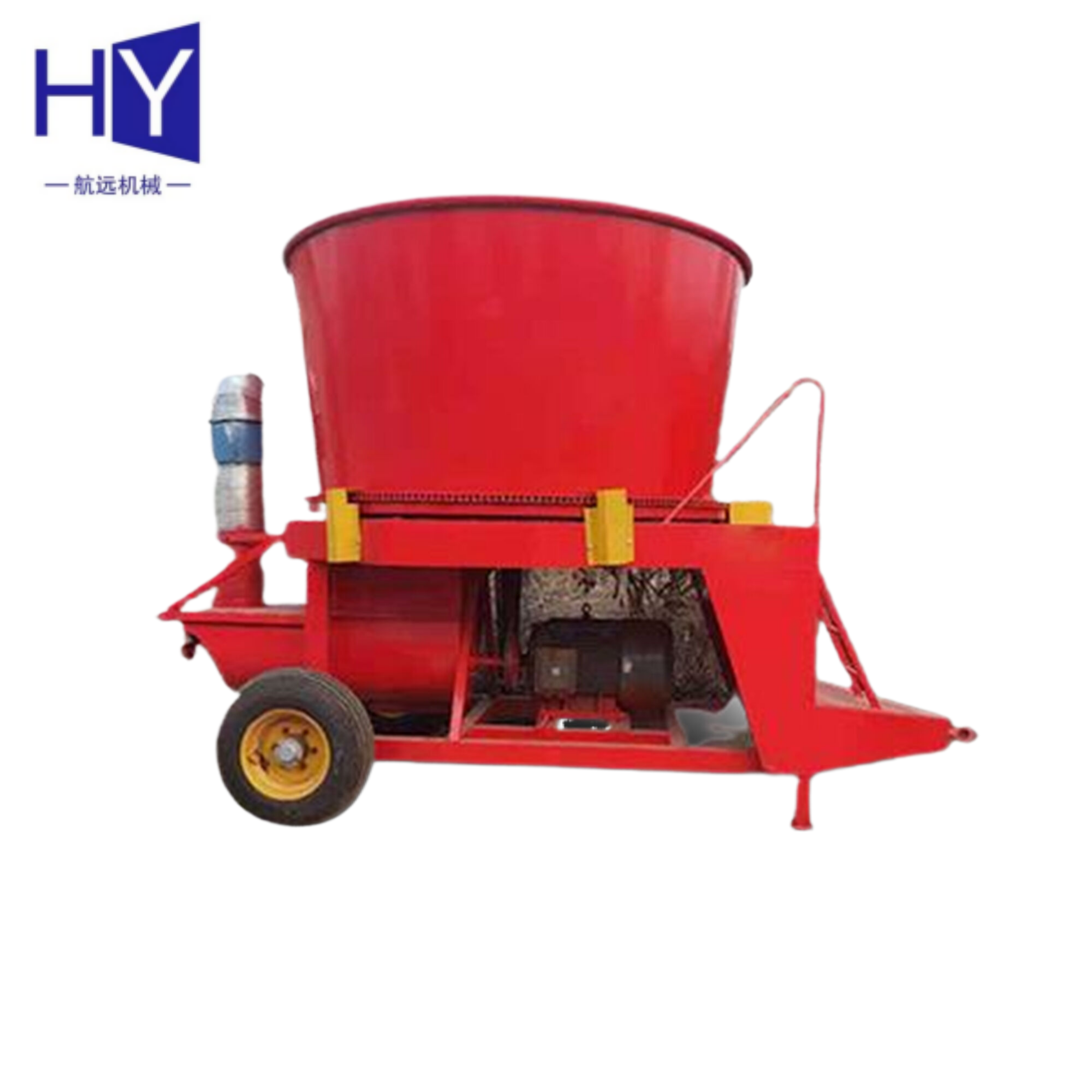 Agricultural Cornstalk Silage Grass Hammer Mill Machine Maize Straw Tub Grinder