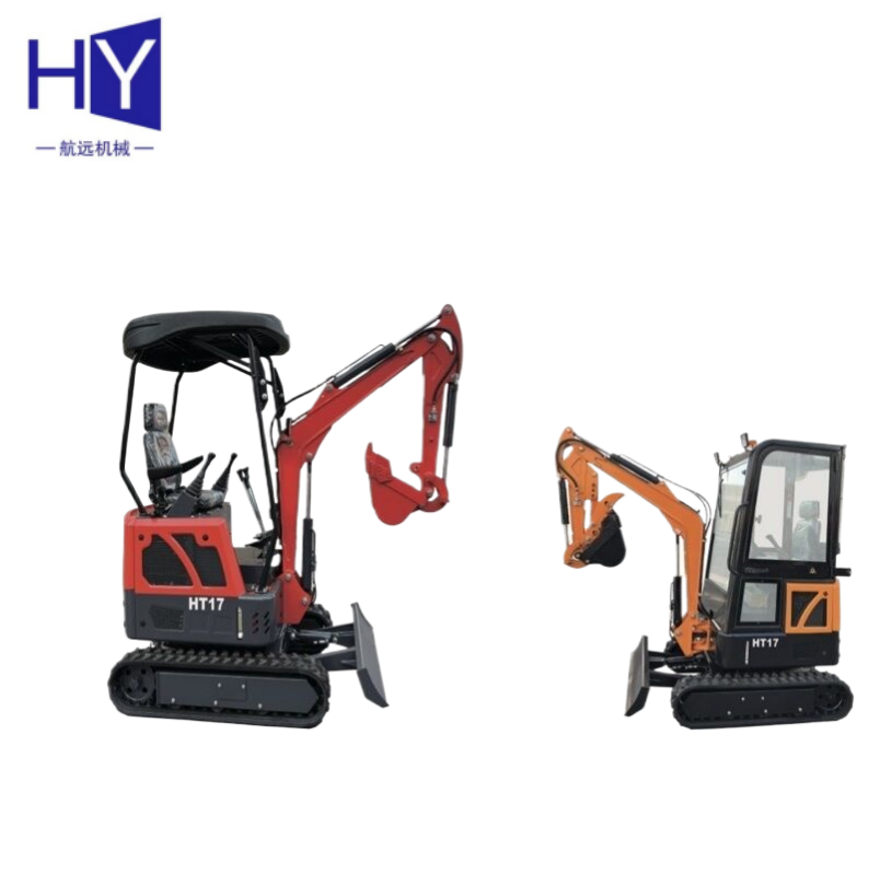 New 1t Mini Crawler Excavator With Optional Parts Extension Crawlers And Swing Arm