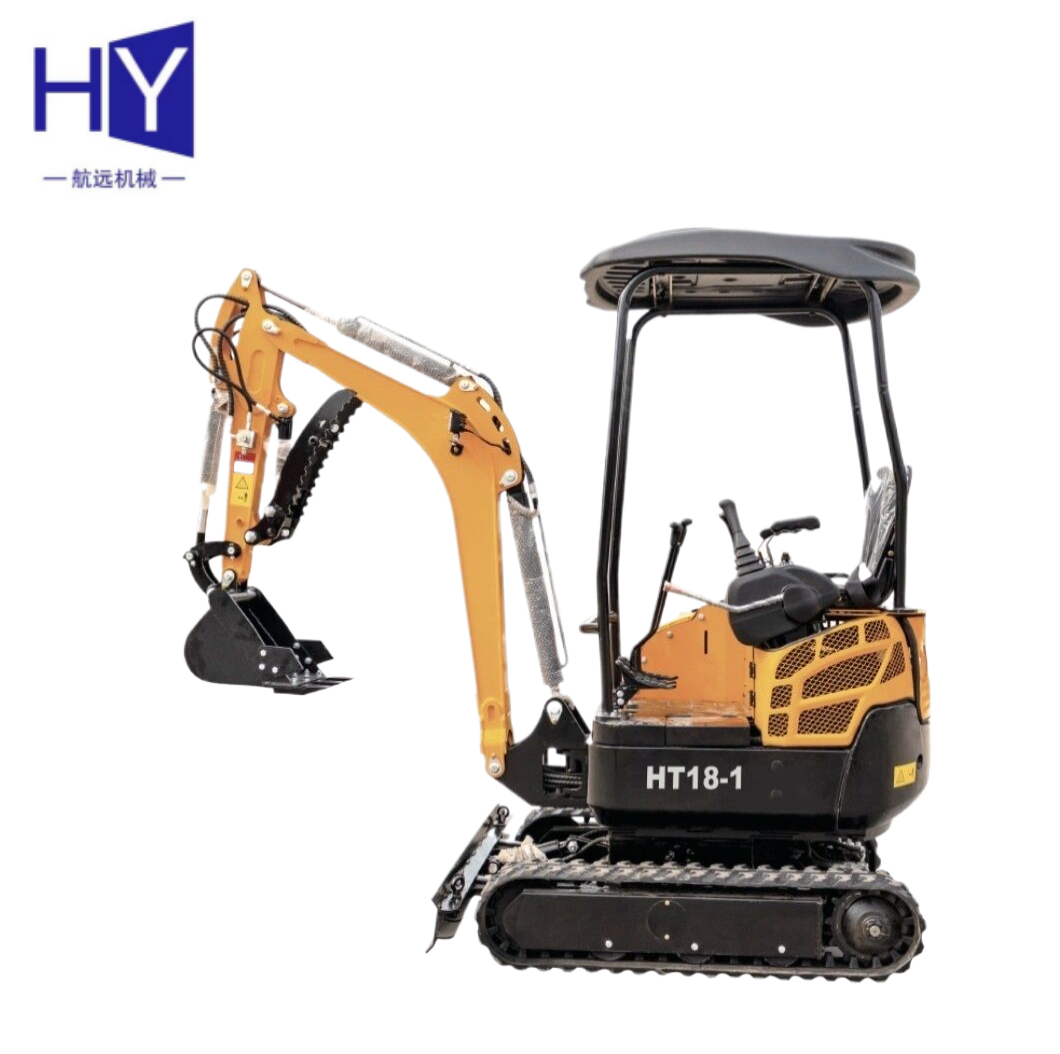 New 1t Mini Crawler Excavator With Optional Parts Extension Crawlers And Swing Arm