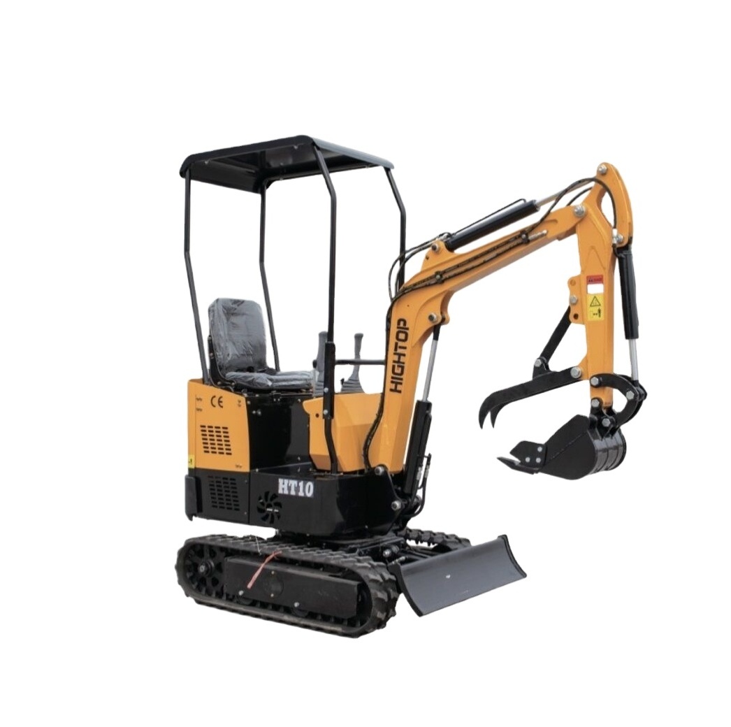 New 1t Mini Crawler Excavator With Optional Parts Extension Crawlers And Swing Arm