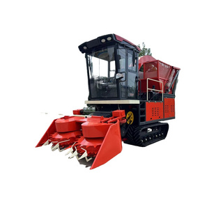 Farm Tractor Crawler Type Grass Silage Straw Forage Machine,Automatic Combine Olive Peanut Corn Harvesting Machine