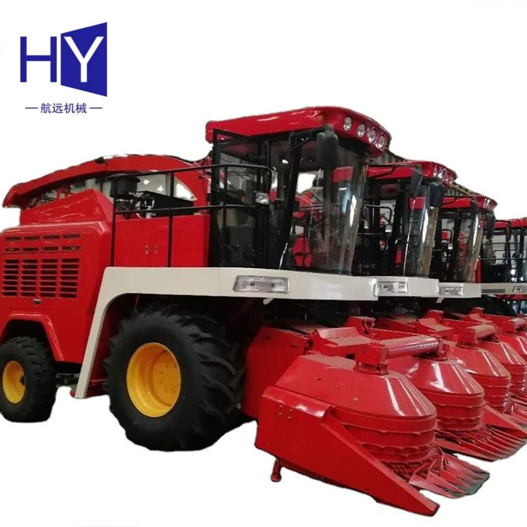 Wheeled corn ranch feed harvester and crusher/grass sorghum feed harvester and cutter