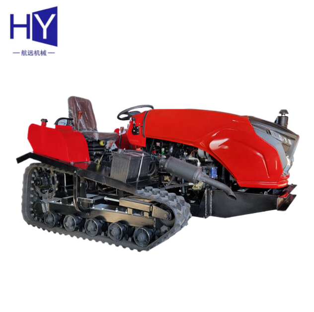 Crawler Tractor 50 Hp Ride-on Rotary Tiller Crawler Tractor Farm Orchard Paddy Field Agricultural Mini Crawler Tractor For Sale