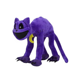 New arrivals Cross-border Best new critters scary purple cat monster animal big mouth purple cat plush toy