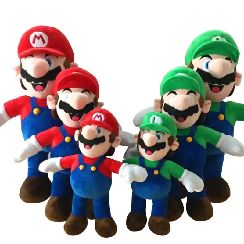 Hot Sale Super Bros Plush Toy Mario Doll Toy Soft Stuffed Animal Dolls Toy Kids Children Birthday Christmas Gift