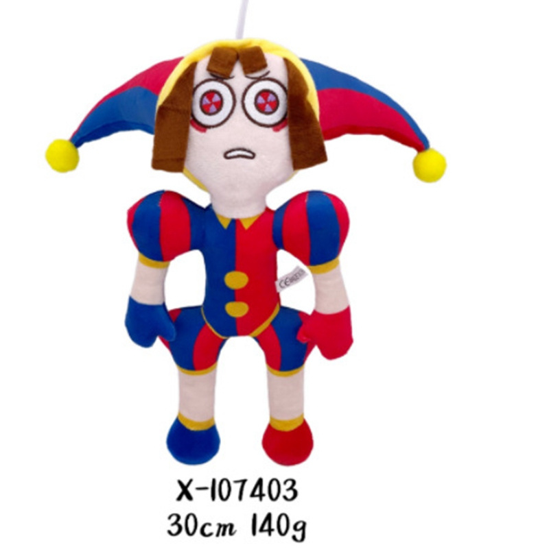 Factory personalized custom The Amazing Digital Circus Plush Toy Joker Pomni Jax Digital Circus Stuffed Toys Doll peluches