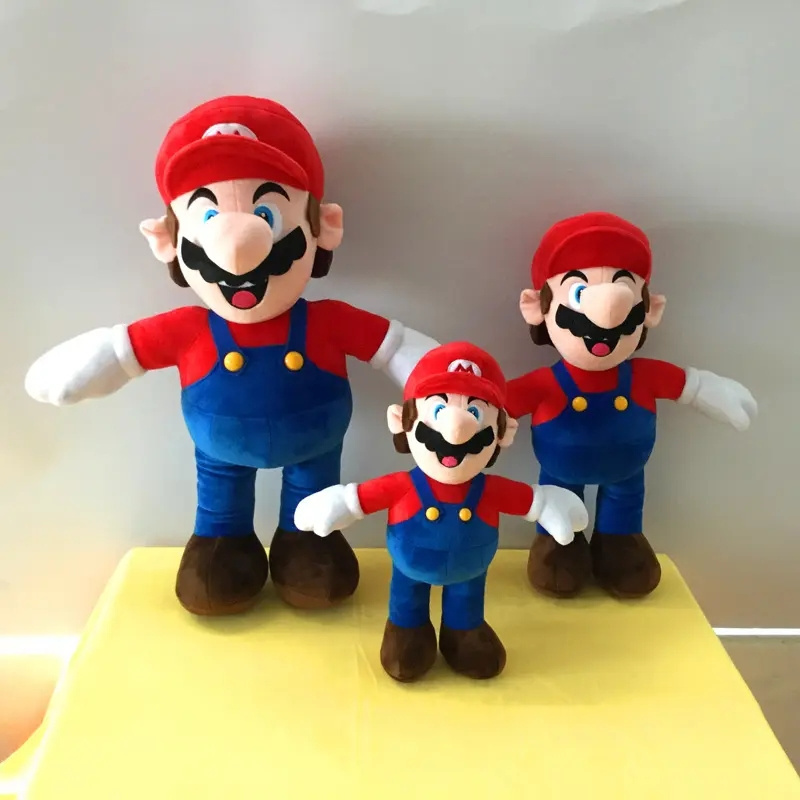 Hot Sale Super Bros Plush Toy Mario Doll Toy Soft Stuffed Animal Dolls Toy Kids Children Birthday Christmas Gift