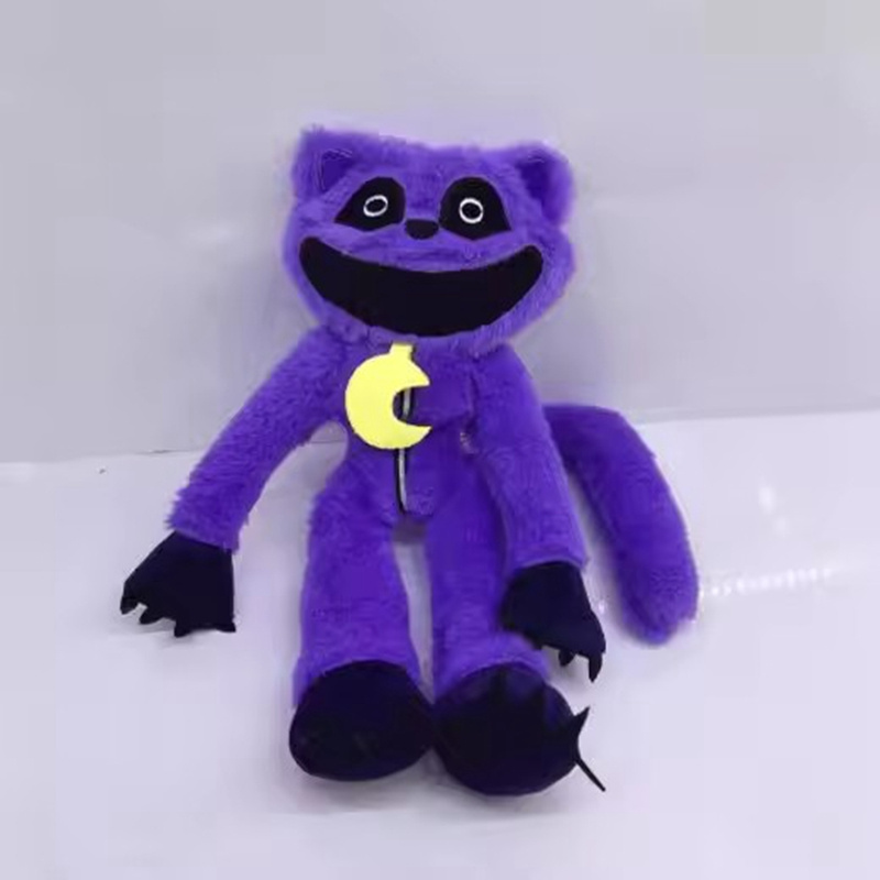 New arrivals Cross-border Best new critters scary purple cat monster animal big mouth purple cat plush toy