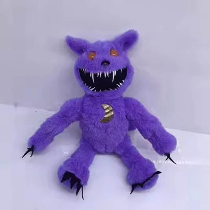 New arrivals Cross-border Best new critters scary purple cat monster animal big mouth purple cat plush toy