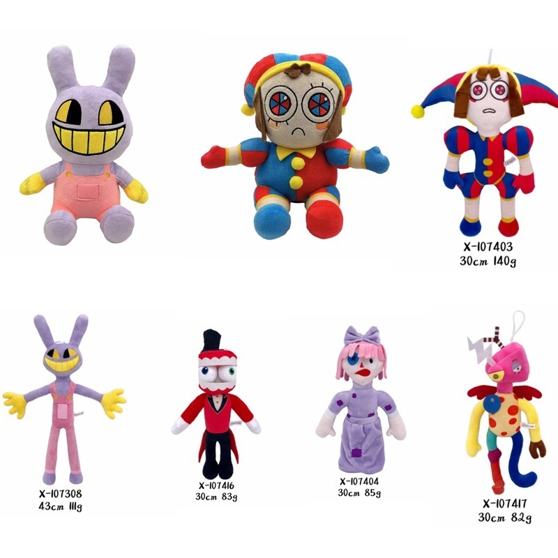 Factory personalized custom The Amazing Digital Circus Plush Toy Joker Pomni Jax Digital Circus Stuffed Toys Doll peluches