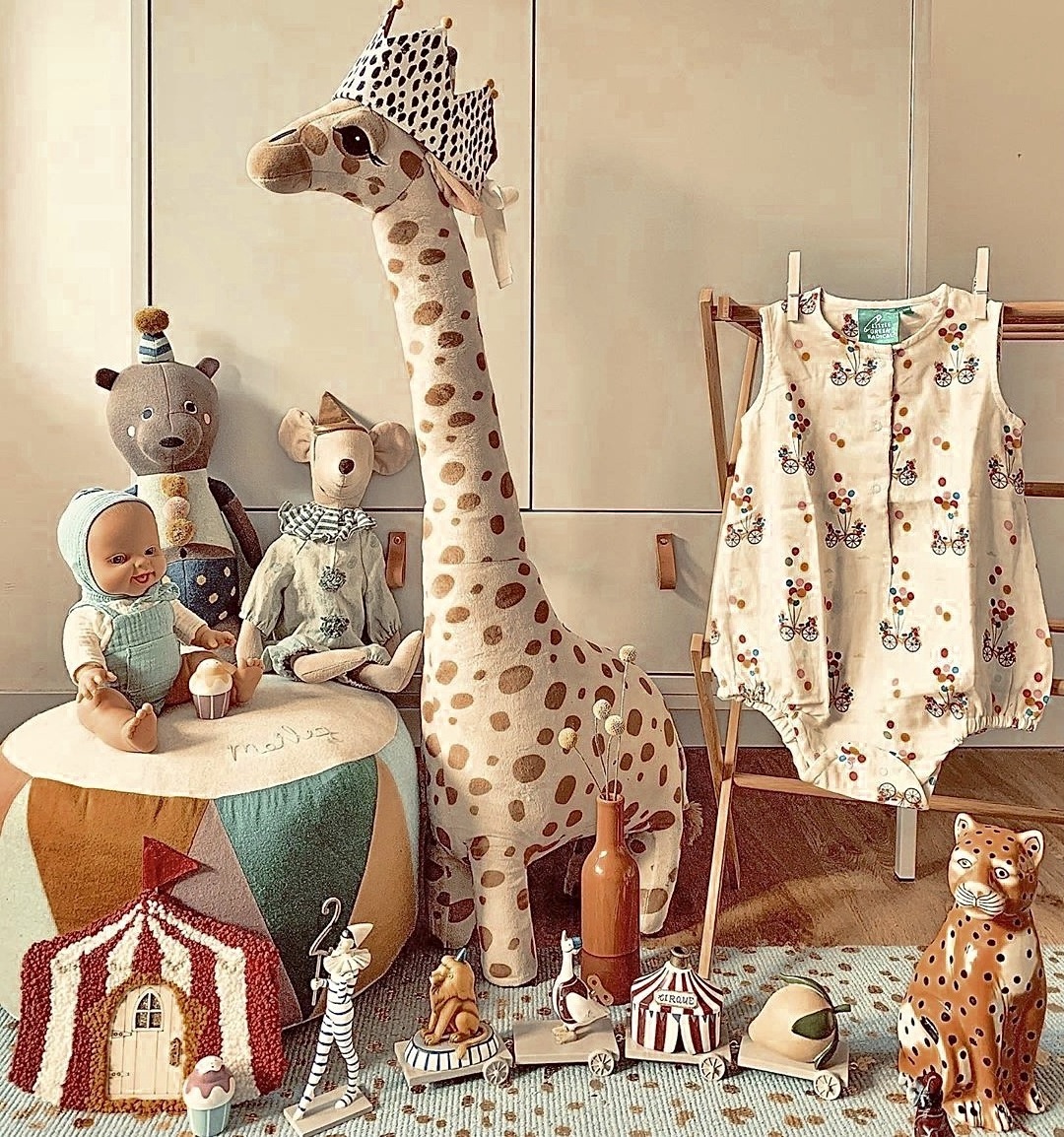 Wholesale Stuffed Wild Animal Toys Custom realistic giraffe plushie Baby Sleep Comfort toys For Children