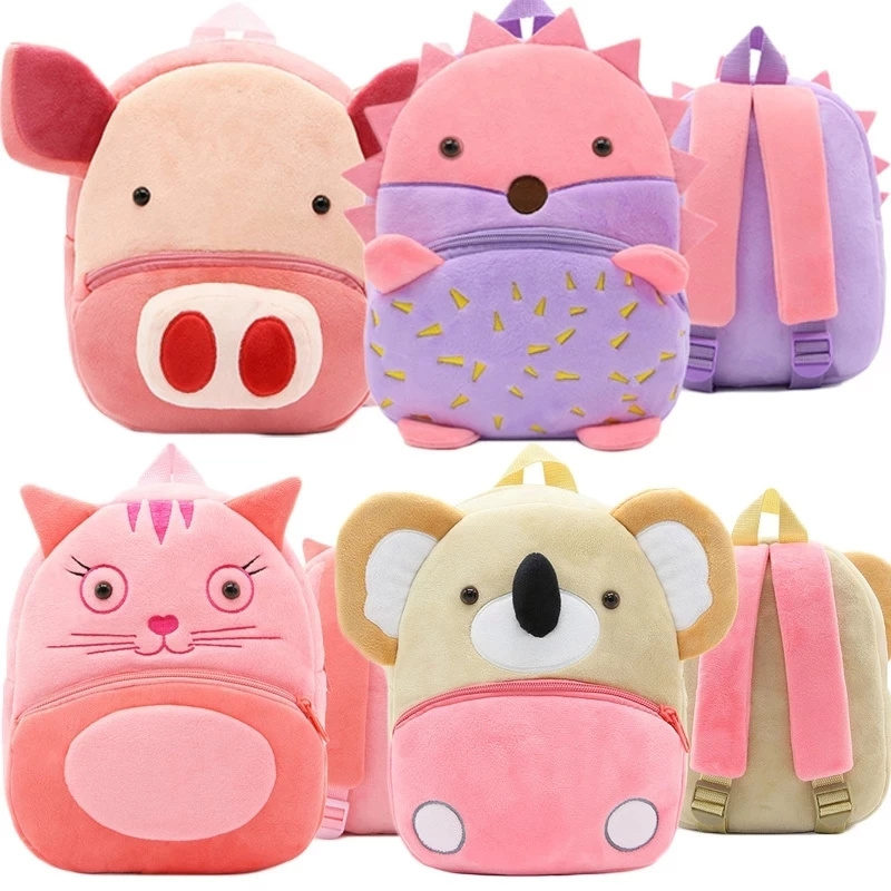 Girls Boys Cute Bunny Cartoon School Bag Kids Bag Pack Backpack Cartoon Plush Backpack For Kids