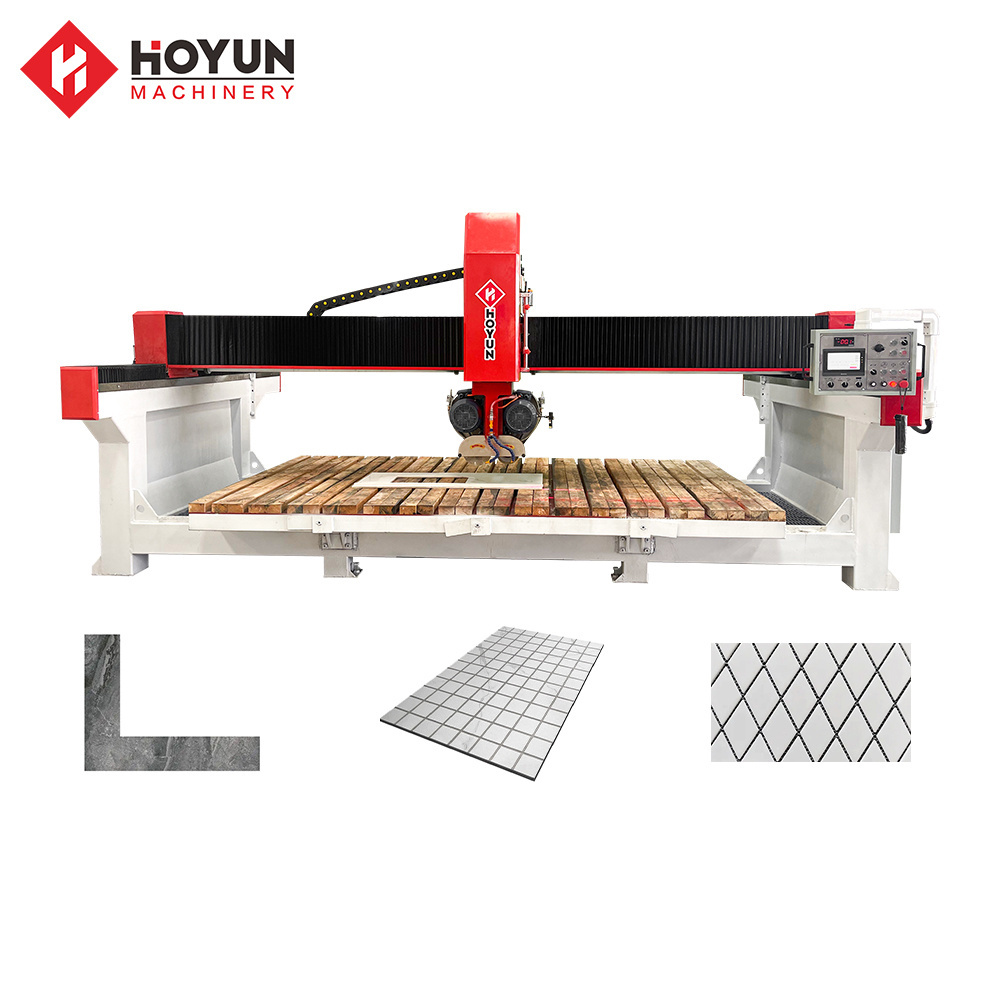 Hoyun stone machinery Industrial bridge cutter granite table saw marble cutting machine for sale