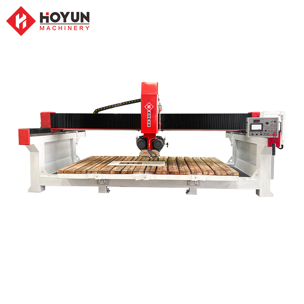 Hoyun stone machinery Industrial bridge cutter granite table saw marble cutting machine for sale