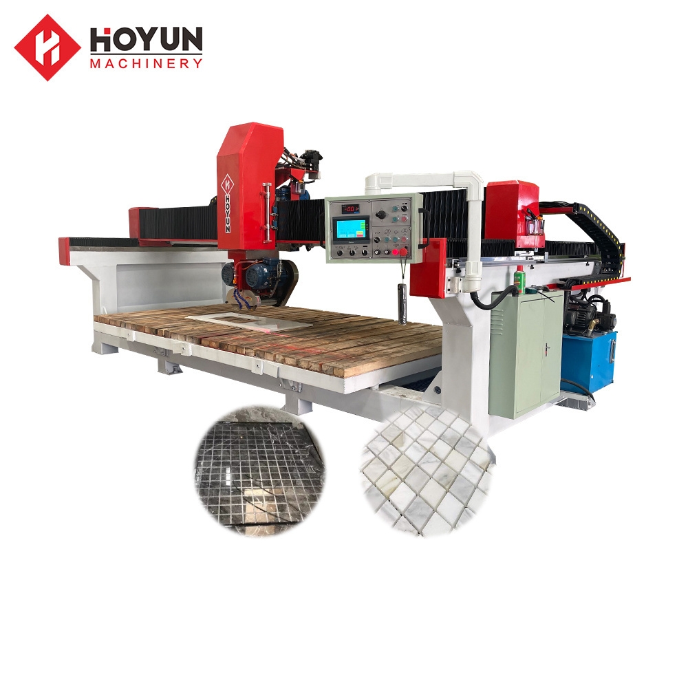 Hoyun stone machinery Industrial bridge cutter granite table saw marble cutting machine for sale