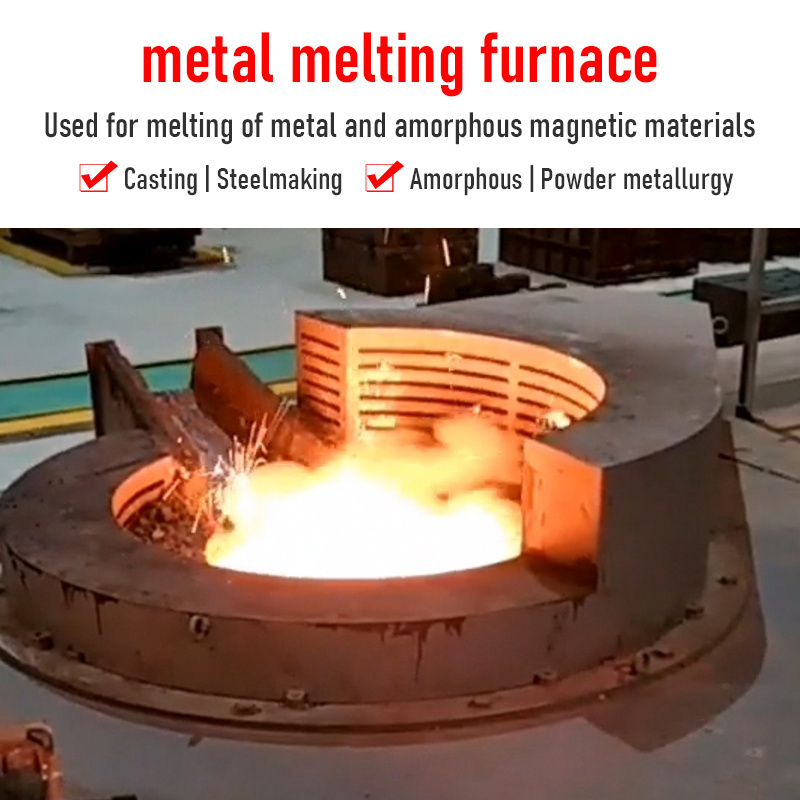 electric aluminum induction melting furnace price