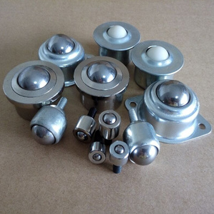 Flanged metal roller ball caster wheel heavy duty SP30 ball castor/steel conveyor ball transfer unit