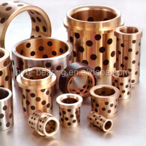 Solid-lubricant inlaid bearing graxeiro straight bushing jdb bush High quality graphite bronze bushes