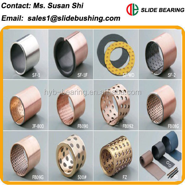 JF bimetal bushing casting bi-metal half bushing bi metal plate strip JF flanged bimetal bushing