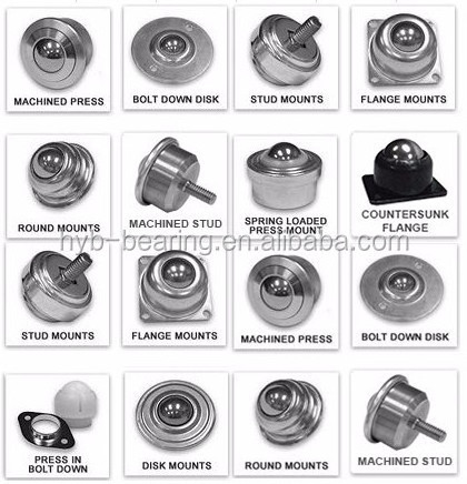 ANSI 304/440 stainless steel ball transfer units with bolt,conveyor ball table bearing unit