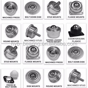 ANSI 304/440 stainless steel ball transfer units with bolt,conveyor ball table bearing unit