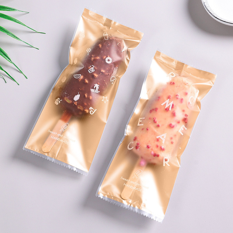 Bag Packaging Custom Plastic Pop Printed Tubes Biodegradable Sealer Package Customized 7 Pouch Machine Ice Cream Popsicle Bags