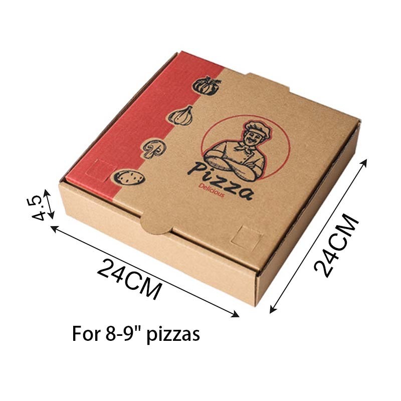 Wholesale 8 9 Inch Takeaway Pizza Boxes  Corrugated Customized 8