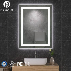 Wall Mounted Anti Fog Ip44 Lighted Led Mirror Smart Shower Backlit Bathroom Mirror With Led Light