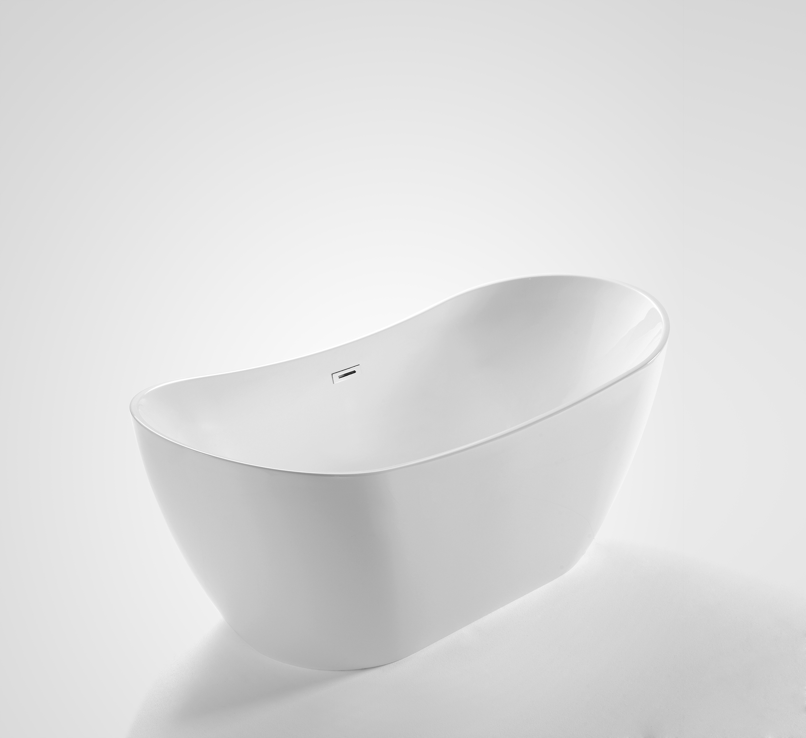 Customize Size Bath Tub Adult Acrylic Luxury Soaking Solid Surface Freestanding Bathtubs