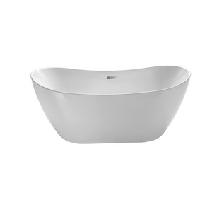 Customize Size Bath Tub Adult Acrylic Luxury Soaking Solid Surface Freestanding Bathtubs