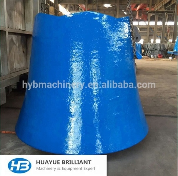 Gyratory Crusher Parts Mantle Mining Machinery Equipment Spare Parts High Manganese Steel Crusher Wear Part Bowl Liner