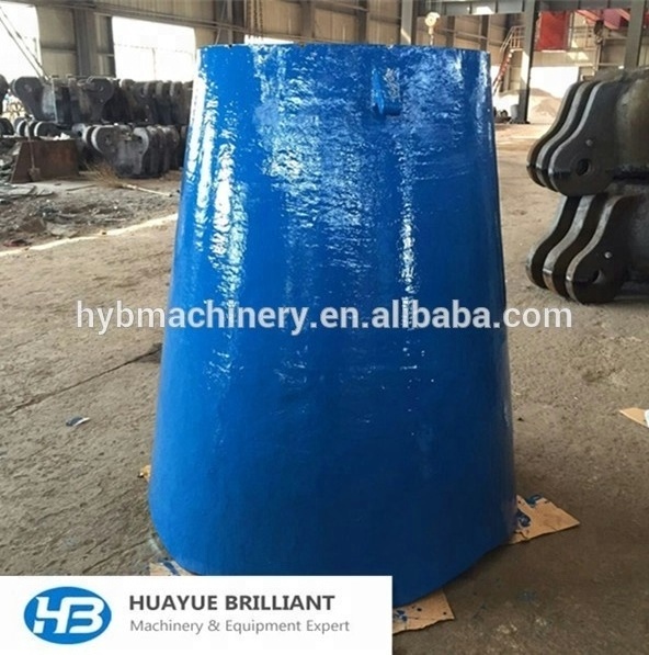 Gyratory Crusher Parts Mantle Mining Machinery Equipment Spare Parts High Manganese Steel Crusher Wear Part Bowl Liner