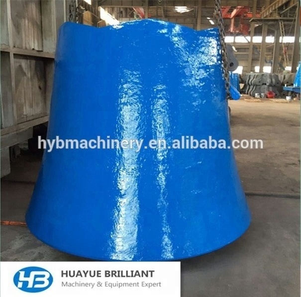 Gyratory Crusher Parts Mantle Mining Machinery Equipment Spare Parts High Manganese Steel Crusher Wear Part Bowl Liner