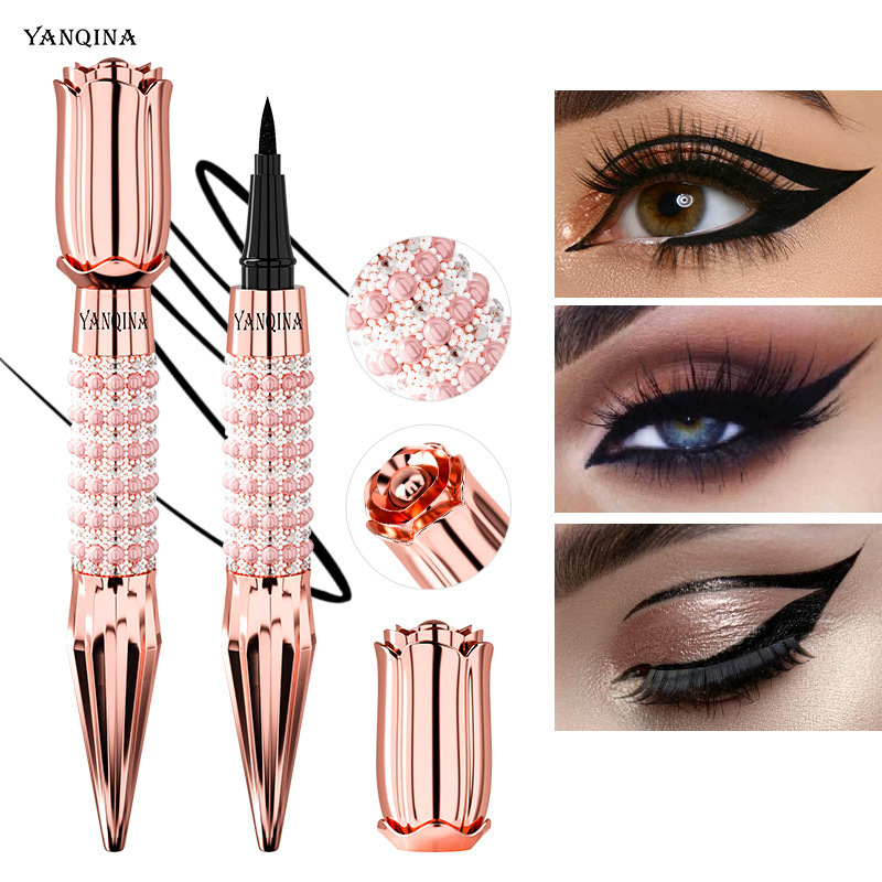 bling rhinestone private label custom logo vegan cruelty free adhesive lashes glue pen waterproof eyelash glue pencil eyeliner