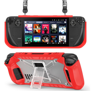 Guangzhou Factory Video Handheld Game Player Skin Cover Case For Valve Steam Deck Case With Kickstand