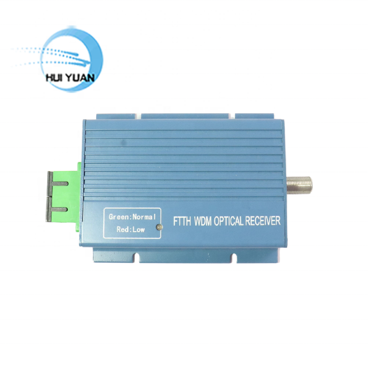 FTTH Optical Fiber Receiver Bandwidth 47-1008MHz GPON CATV Optical Node WDM Receiver