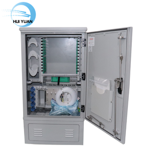 144 Core Fiber Optical Outdoor Distribution Cabinet With Splice Module for Splitter Telecom Cabinet