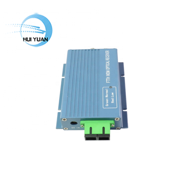 CATV GPON FTTH WDM Optical Receiver with FR Ports Bandwidth 47-1008MHz Active Optic Node Receiver