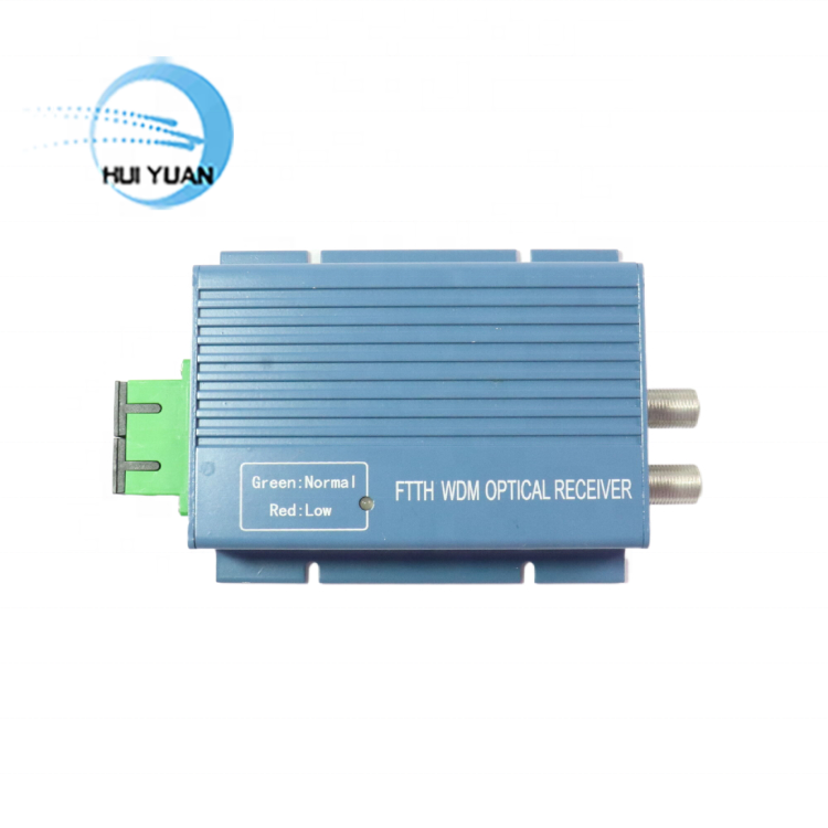 FTTH Optical Fiber Receiver Bandwidth 47-1008MHz GPON CATV Optical Node WDM Receiver