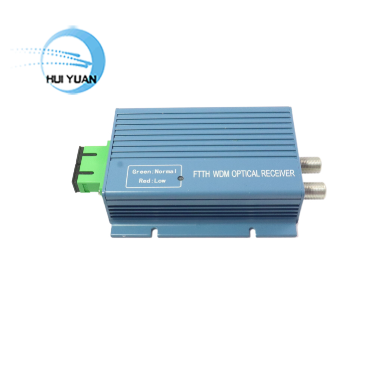 CATV GPON FTTH WDM Optical Receiver with FR Ports Bandwidth 47-1008MHz Active Optic Node Receiver