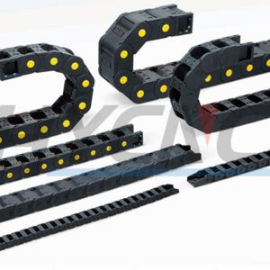 Openable Cable Carriers High Flexible Nylon Bridge Type Cable Protection Tray 25*57 Towing Drag Plastic Chain For Cnc Router