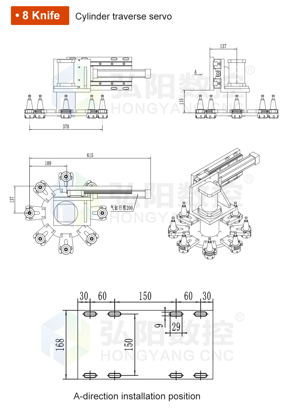 HYCNC Tool Magazine Rotary Changer Wholesaler A To Z Disk Machine Tools Cnc Automatic Holder Bt40 ISO30 ISO20 BT30 NBT30 Atc