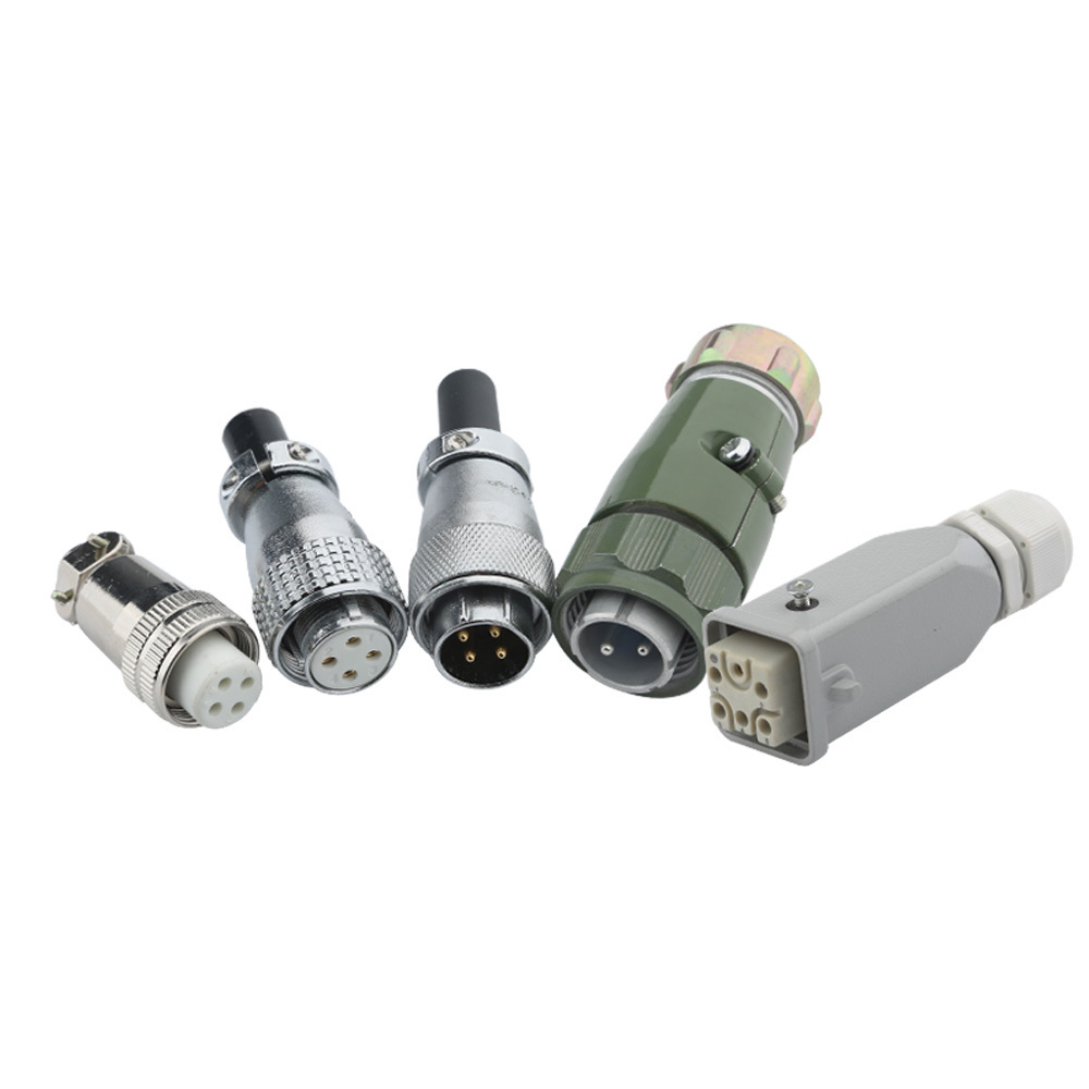 Spindle Aviation Socket Connector Plug Socket 4 Core Cnc Spindle Aviation Plug Cable Connector Accessories