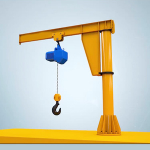 floor mounted electric hoist 360 degree 3 ton cantilever jib crane working model price