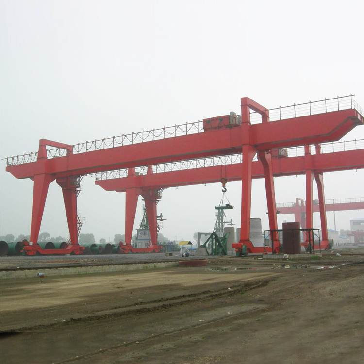 25 ton heavy gantry crane with double hook