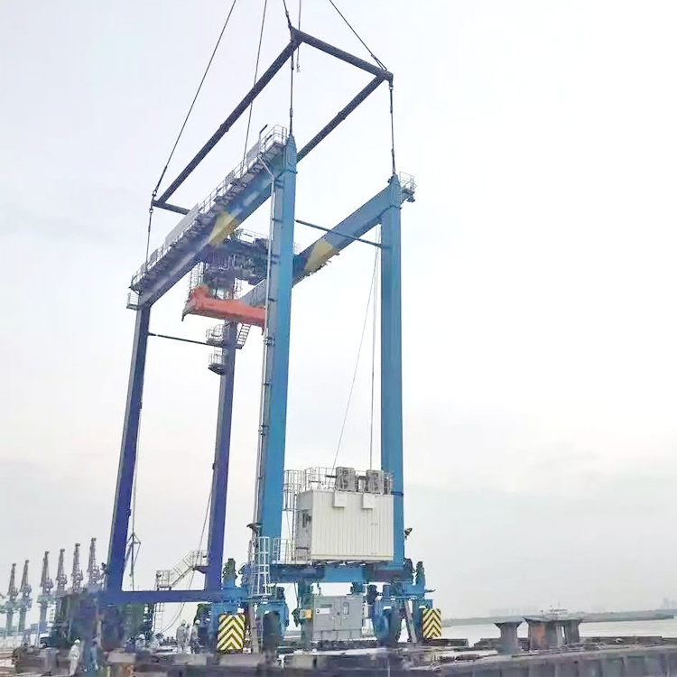 High Performance good quality container lifting 50 ton rubber tyre gantry crane