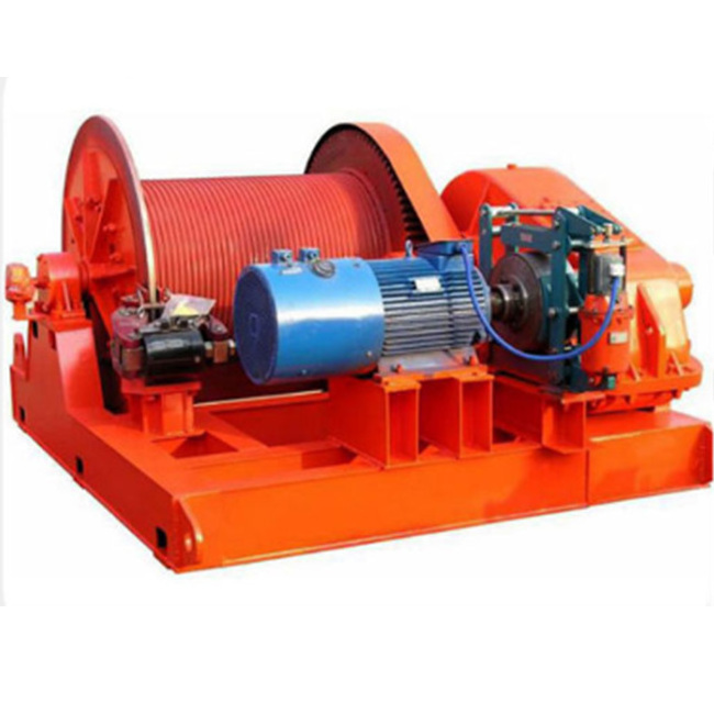 Good quality shipboat used high speed 100 ton electric winch for sale