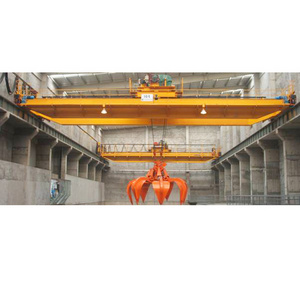 Advanced Design Industrial Waste Grab Bucket Overhead Crane 45 Ton For Rubbish